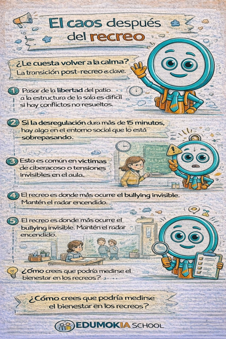 Caos despues de recreo